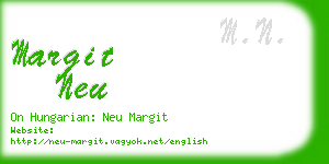 margit neu business card
